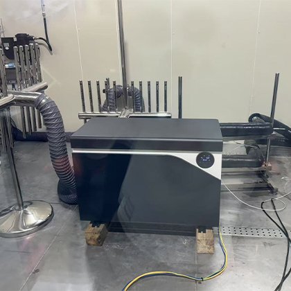 Pool heat pump lab testing