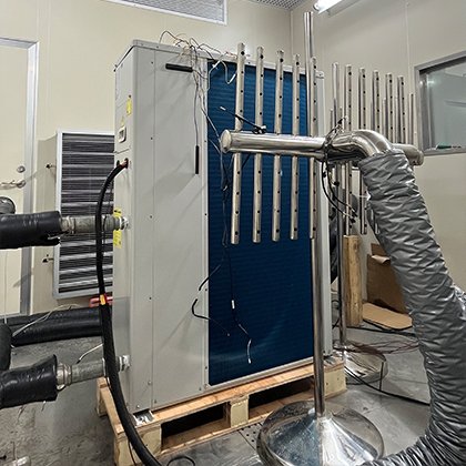 commerial heat pump water heater lab testing