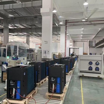 Inverter Pool Heat Pump production