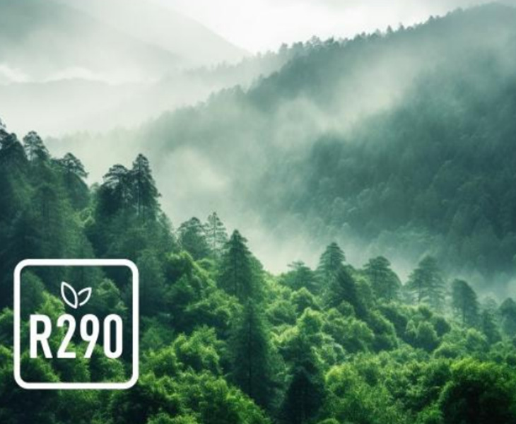 Adopted ECO friendly R290 refrigerant for KLR Heat Recovery Heat Pump